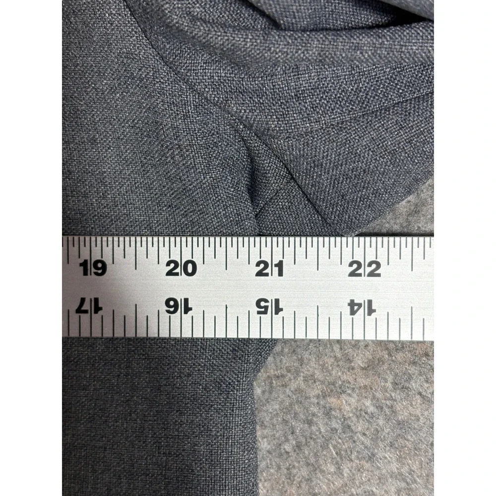 Oakmont Tailoring Mens Gray Blazer Jacket Buttons Double Breasted Formal Smart‎